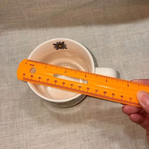 Brighton Mug Gemstone Enamel Design White Teal Coffee Cup - Picture 6 of 8